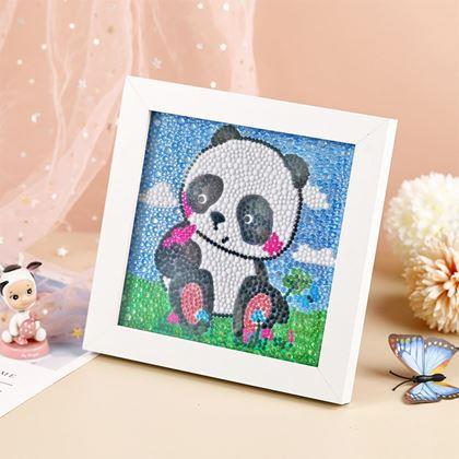 Imaginea din Pictură cu diamante pentru copii  -  panda