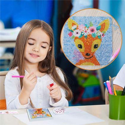Imaginea din Pictură cu diamante pentru copii  -  căprioară