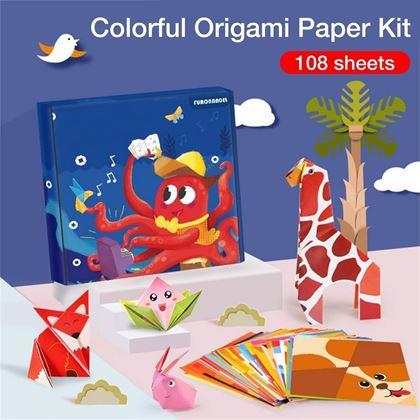 Imaginea din Origami pentru copii 108 buc