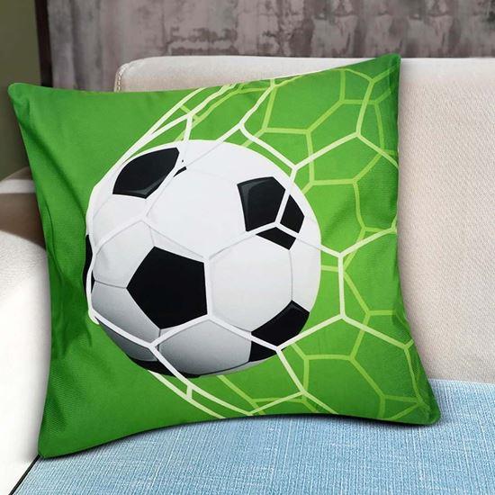 Imaginea din Husă pentru pernă cu motiv fotbalistic - minge
