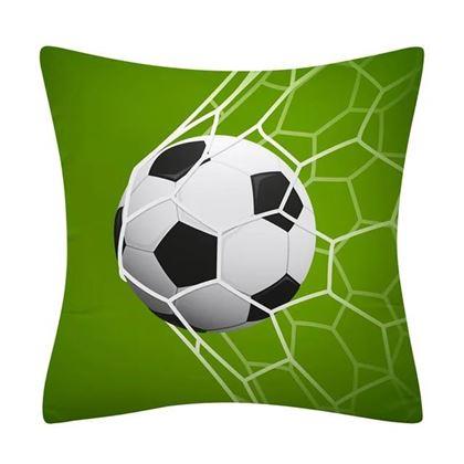 Imaginea din Husă pentru pernă cu motiv fotbalistic - minge