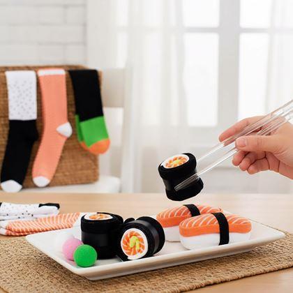 Imaginea din Sosete vesele - set sushi