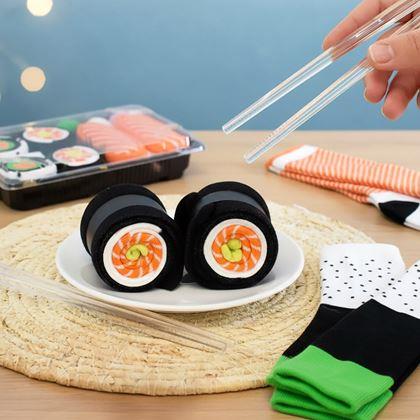 Imaginea din Sosete vesele - set sushi
