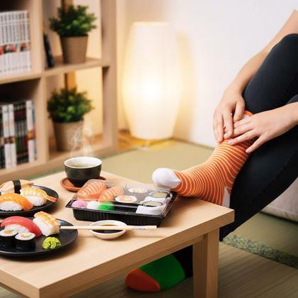 Imaginea din Sosete vesele - set sushi