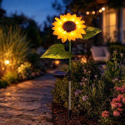 Imaginea Lampă solară decorativă - floarea-soarelui