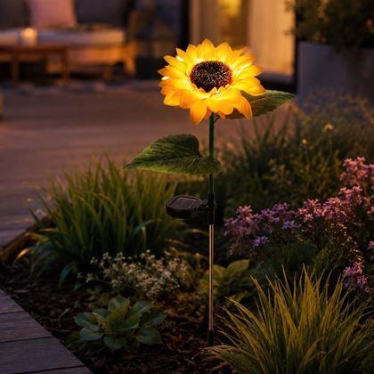Imaginea din Lampă solară decorativă - floarea-soarelui