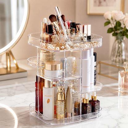Imaginea Organizer mare rotativ pentru cosmetice