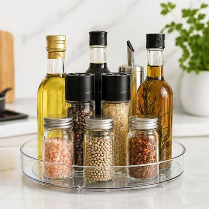 Imaginea din Organizator rotativ transparent 360°