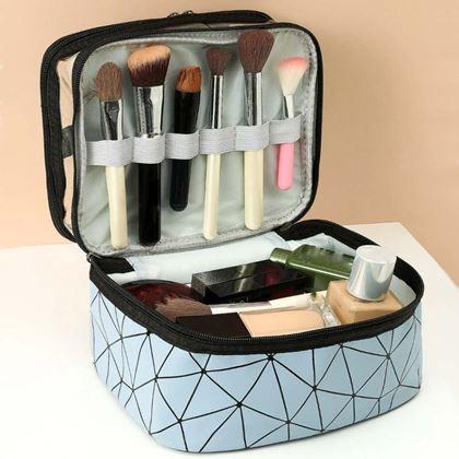 Imaginea din Organizator cosmetice cu două niveluri  -  albastru