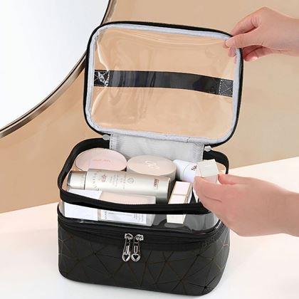 Imaginea din Organizator cosmetice cu două niveluri  -  roz