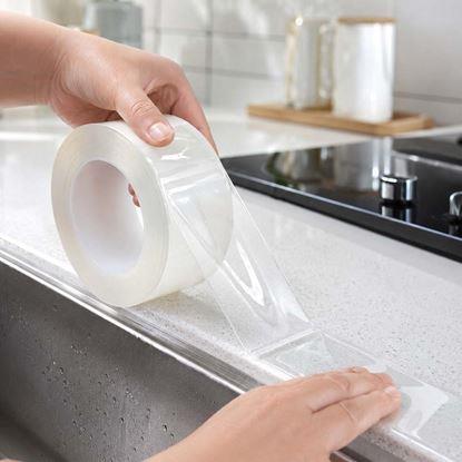 Imaginea Bandă adezivă impermeabilă transparentă 3m