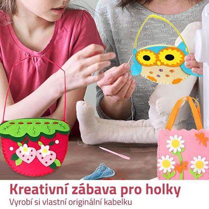 Imaginea din Set pentru realizarea unei genti pentru copii  -  căpşuni