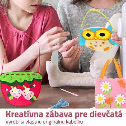 Imaginea din Set pentru realizarea unei genti pentru copii  -  căpşuni