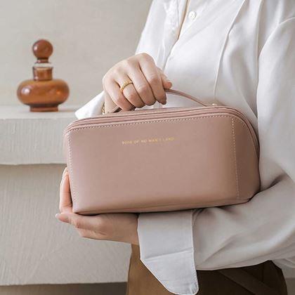 Imaginea din Geantă cosmetică cu compartimente  -  roză