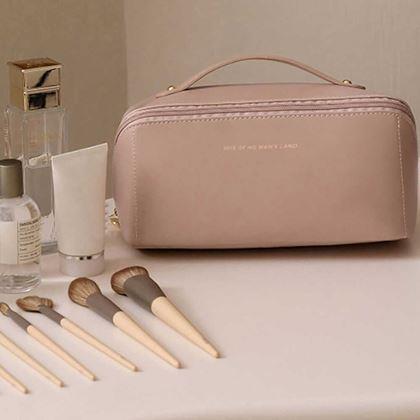 Imaginea din Geantă cosmetică cu compartimente  -  roză