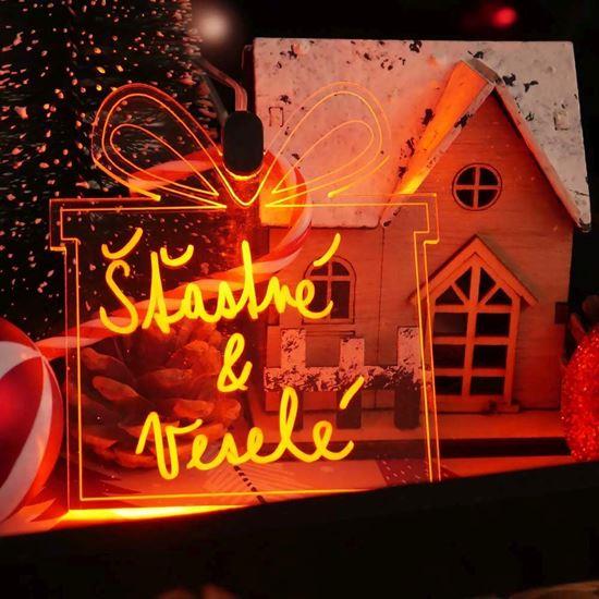 Imaginea din Decorațiunea de Crăciun personalizabilă  -  cadou