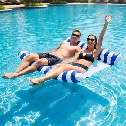 Imaginea Plasă/șezlong gonflabil pentru piscină pentru două persoane