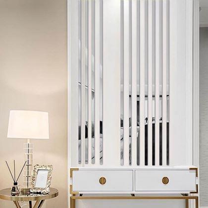 Imaginea din Bandă decorativă lucioasă - argintiu