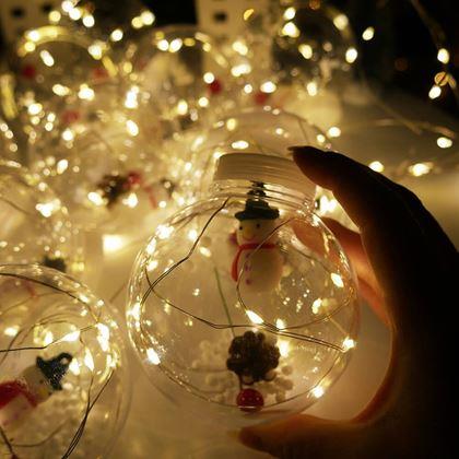 Imaginea din Lanț luminos de Crăciun de 3 m cu becuri  -  brad
