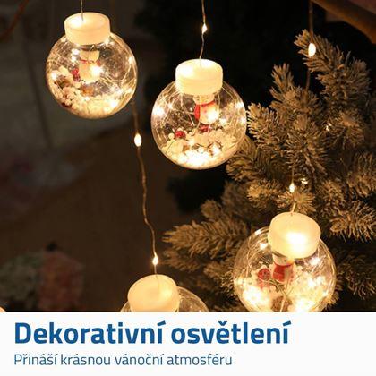 Imaginea din Lanț luminos de Crăciun de 3 m cu becuri  -  brad