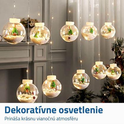 Imaginea din Lanț luminos de Crăciun de 3 m cu becuri  -  brad