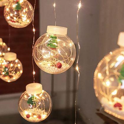 Imaginea din Lanț luminos de Crăciun de 3 m cu becuri  -  brad