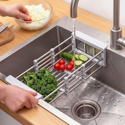 Imaginea din O scurgător telescopic pentru chiuvetă 25,5-45 cm