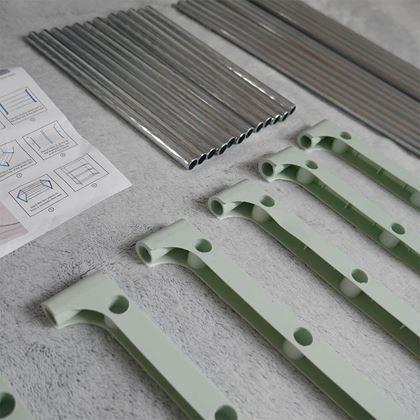 Imaginea din Rack pliabil pentru pantofi  -  verde deschis