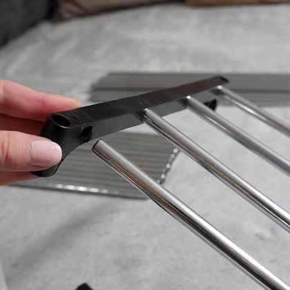 Imaginea din Rack pliabil pentru pantofi  -  negru