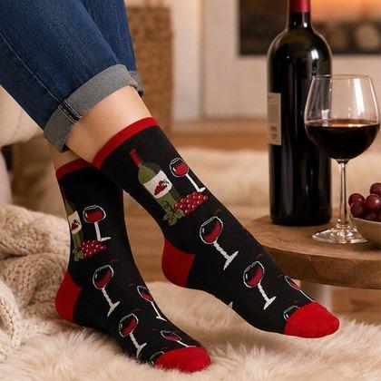 Imaginea din Șosete haioase - vin