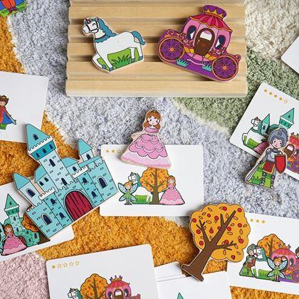 Imaginea din Puzzle spațial din lemn - regat