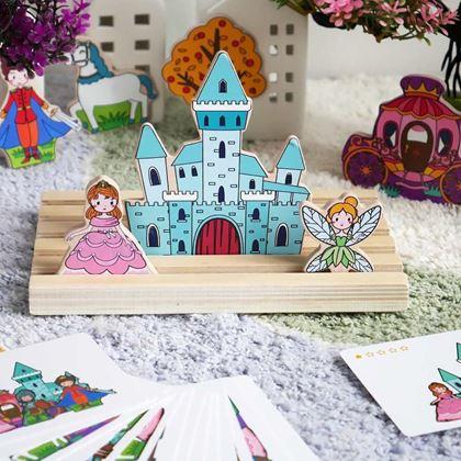 Imaginea din Puzzle spațial din lemn - regat