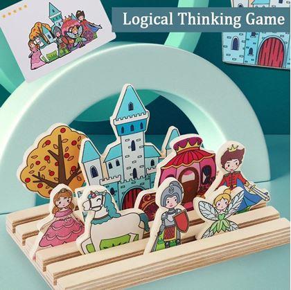 Imaginea din Puzzle spațial din lemn - regat