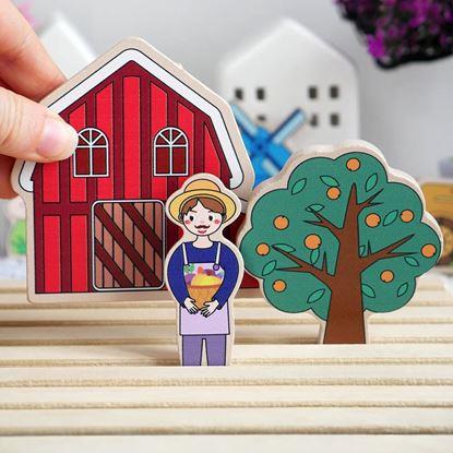 Imaginea Puzzle spațial din lemn