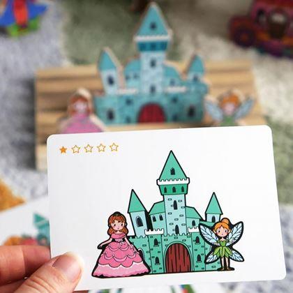 Imaginea din Puzzle spațial din lemn - regat