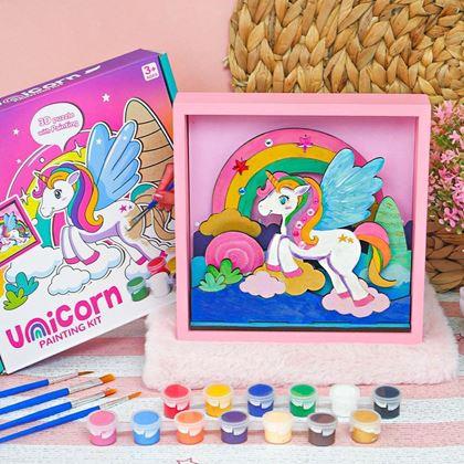 Imaginea din Kit pentru realizarea unei imagini 3D  -  unicorn
