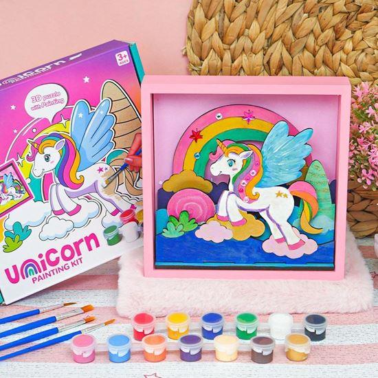 Imaginea din Kit pentru realizarea unei imagini 3D  -  unicorn