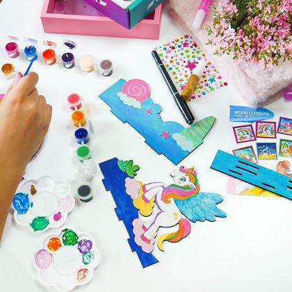 Imaginea din Kit pentru realizarea unei imagini 3D  -  unicorn