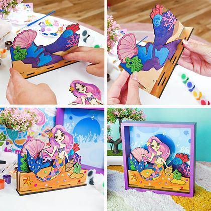 Imaginea din Kit pentru realizarea unei imagini 3D  -  sirena