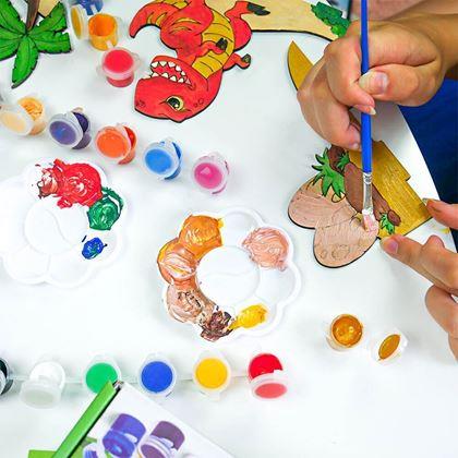 Imaginea din Kit pentru realizarea unei imagini 3D  -  dinozauri