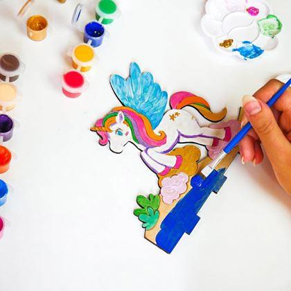Imaginea din Kit pentru realizarea unei imagini 3D  -  unicorn