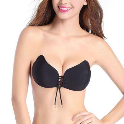 Imaginea din Sutien push-up autoadeziv - mărime D negru