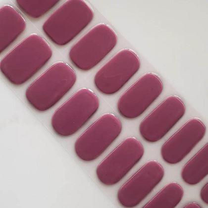 Imaginea din Abțibilduri unicolore pentru unghii  -  roz vechi