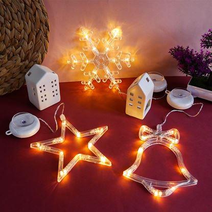 Imaginea Decoratiune fereastra cu LED de Craciun
