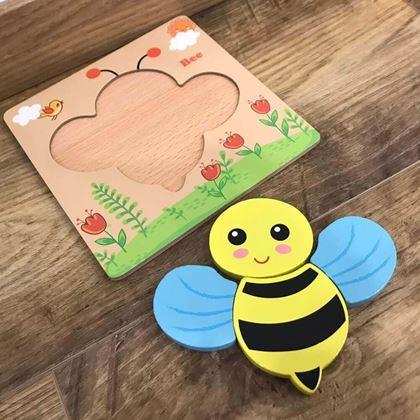Imaginea din Puzzle din lemn pentru cei mici  -  albinuța