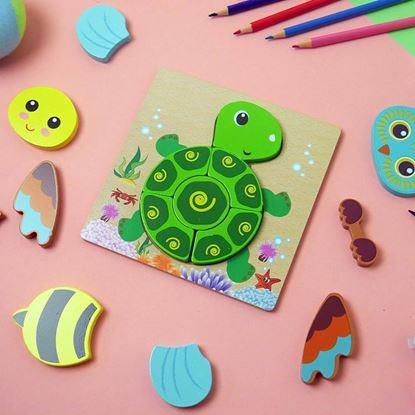 Imaginea Puzzle din lemn pentru cei mici 
