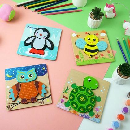 Imaginea din Puzzle din lemn pentru cei mici  -  broasca țestoasă