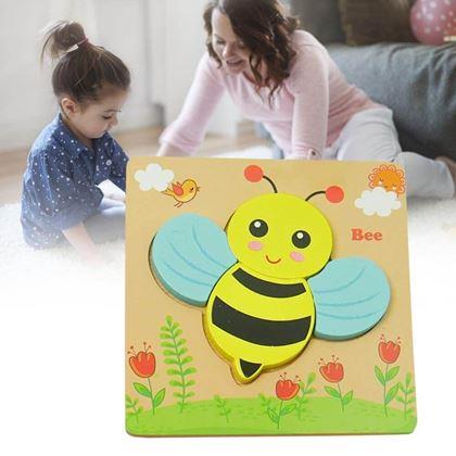 Imaginea din Puzzle din lemn pentru cei mici  -  albinuța