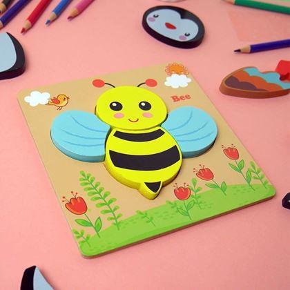 Imaginea din Puzzle din lemn pentru cei mici  -  albinuța