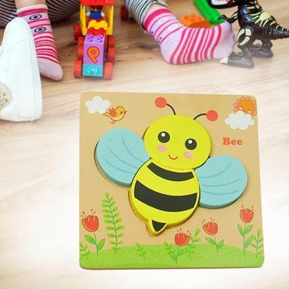 Imaginea din Puzzle din lemn pentru cei mici  -  albinuța
